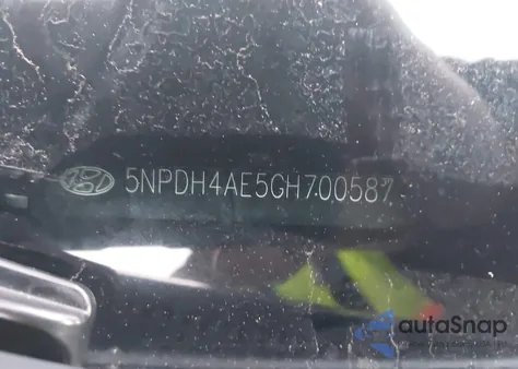 2016 Hyundai Elantra Se из США, поврежденный, VIN 5NPDH4AE5GH700587